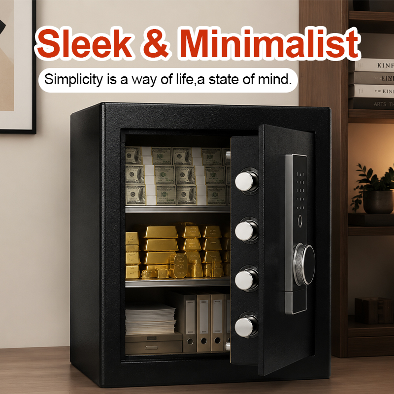 Home Security Key - Biometric Fingerprint Safe Box, Digital Keypad