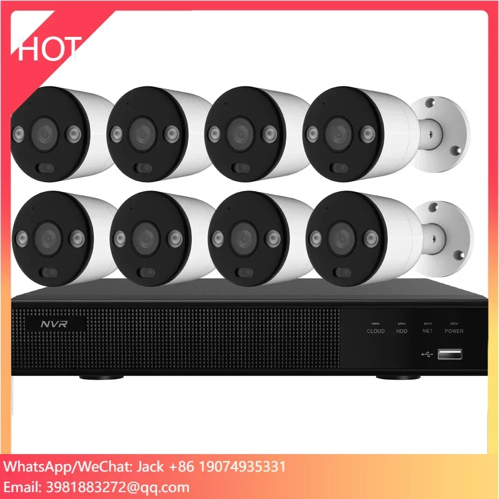 Home Security Indoor Cameras - 8CH 4K PoE Security Camera System