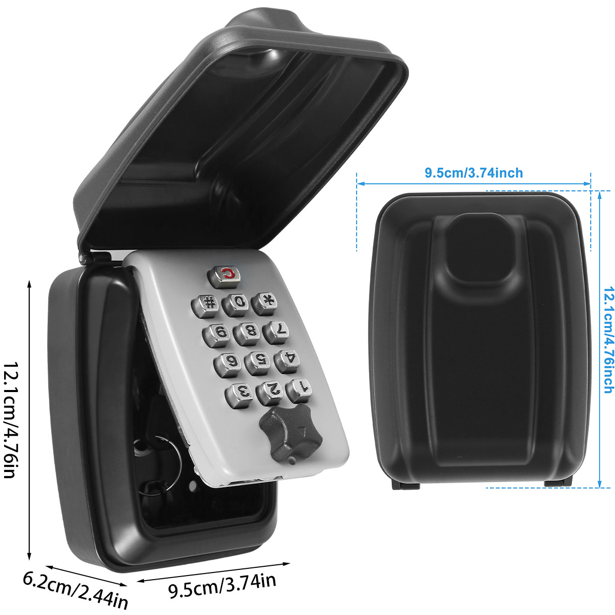 Key Lock Box Wall-Mount Secret - đánh giá và giá Home Security Essential