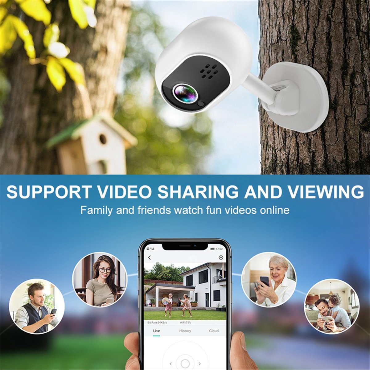A4 1080P Smart Mini Wifi IP Ca - đánh giá và giá Home Security Indoor Cameras