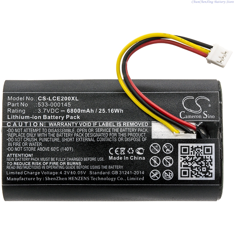 100% NEW 3.7V 5200/6800mAh Rep - đánh giá và giá Home Security Battery Replacement