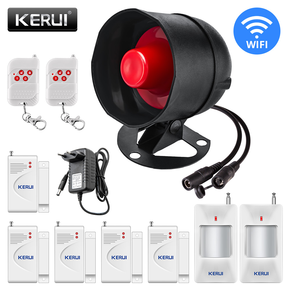 KERUI Tuya Smart WIFI Wireless - đánh giá và giá Home Security Zones