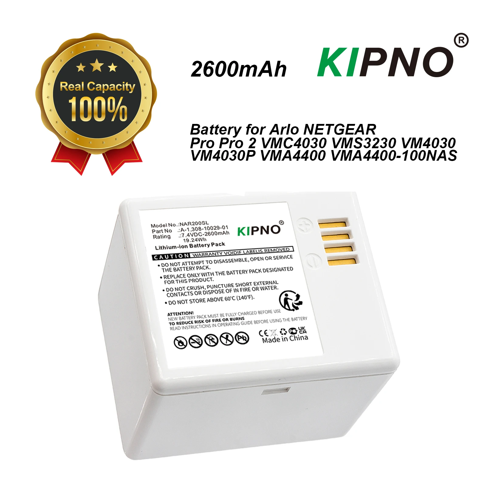 KIPNO Replacement Battery A-1  - đánh giá và giá Home Security Battery Replacement