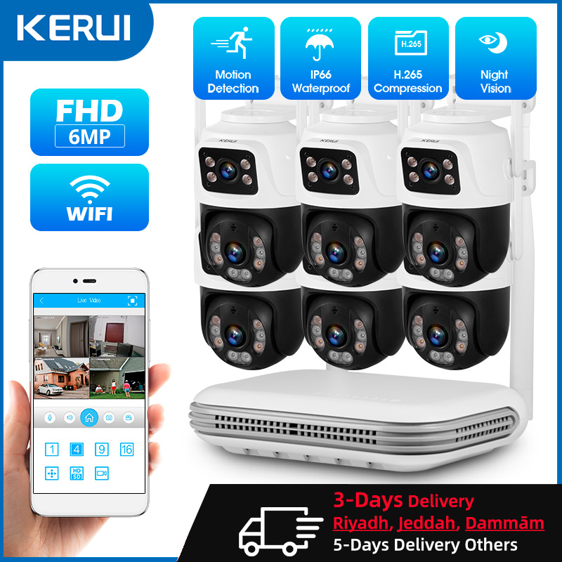 KERUI Waterproof 6MP HD Wirele - đánh giá và giá Home Security Cameras Wireless