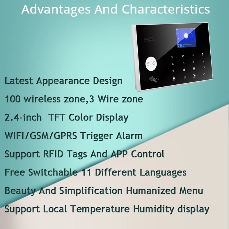 W7B Wireless Wired Alarm Syste - đánh giá và giá Home Security Zones