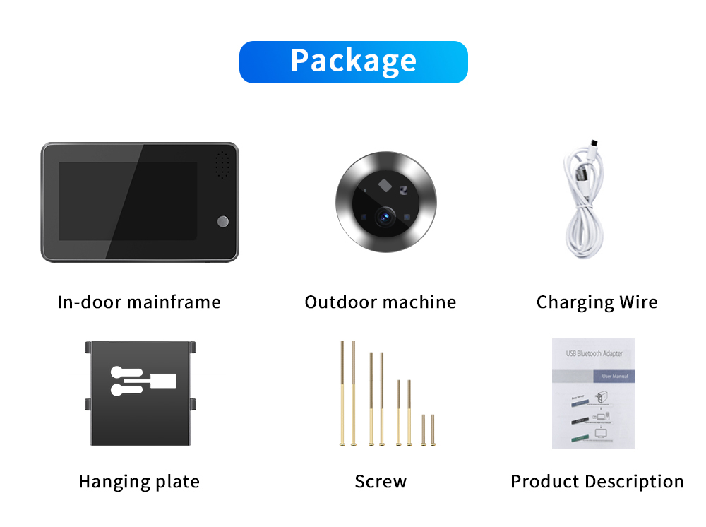 4.3inch Tuya Smartlife WiFi Do - đánh giá và giá Home Security Indoor Cameras