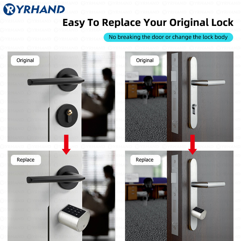 Smart Euro Cylindrical Door Lo - đánh giá và giá Home Security Key