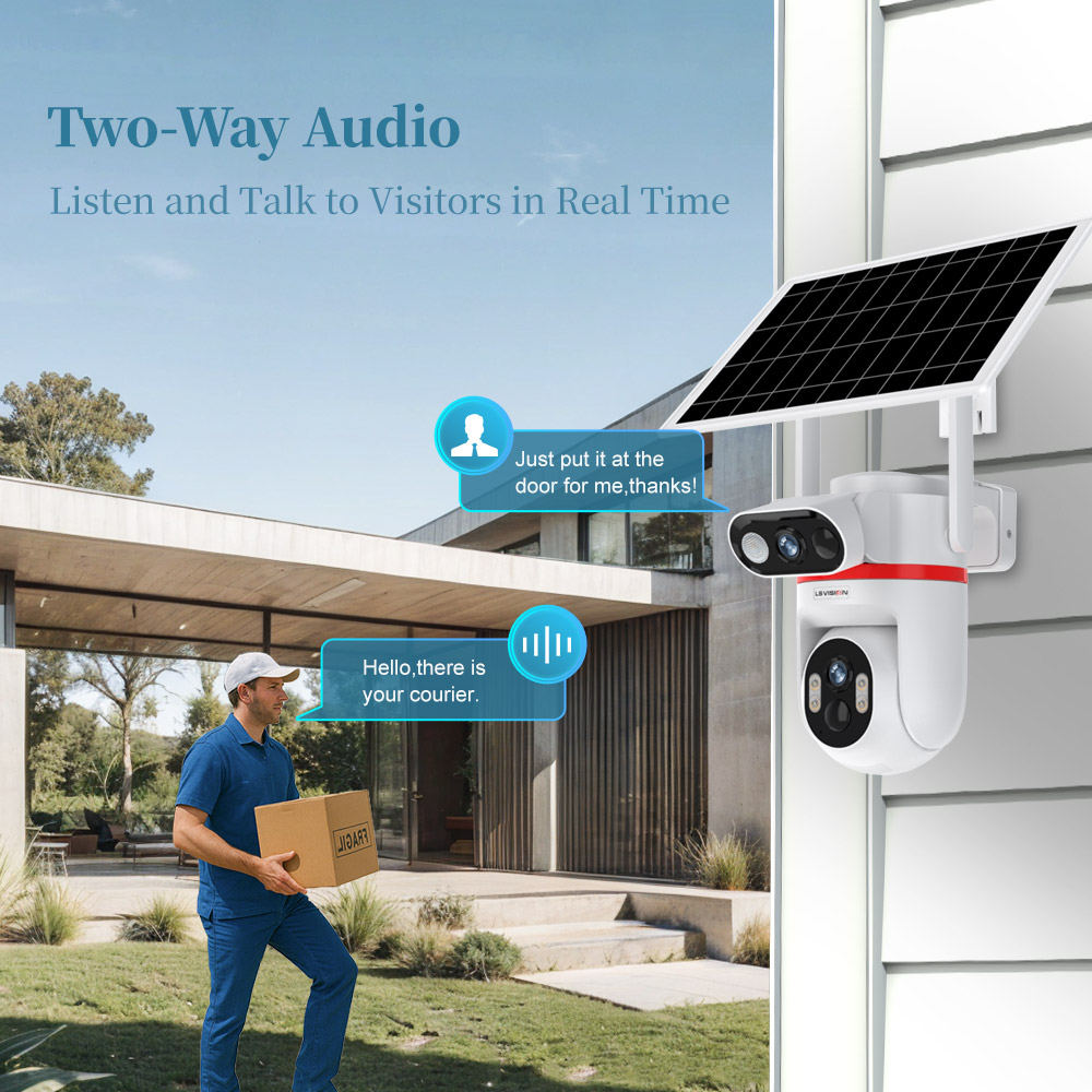 LS VISION Solar Security Camer - đánh giá và giá Home Security Zones