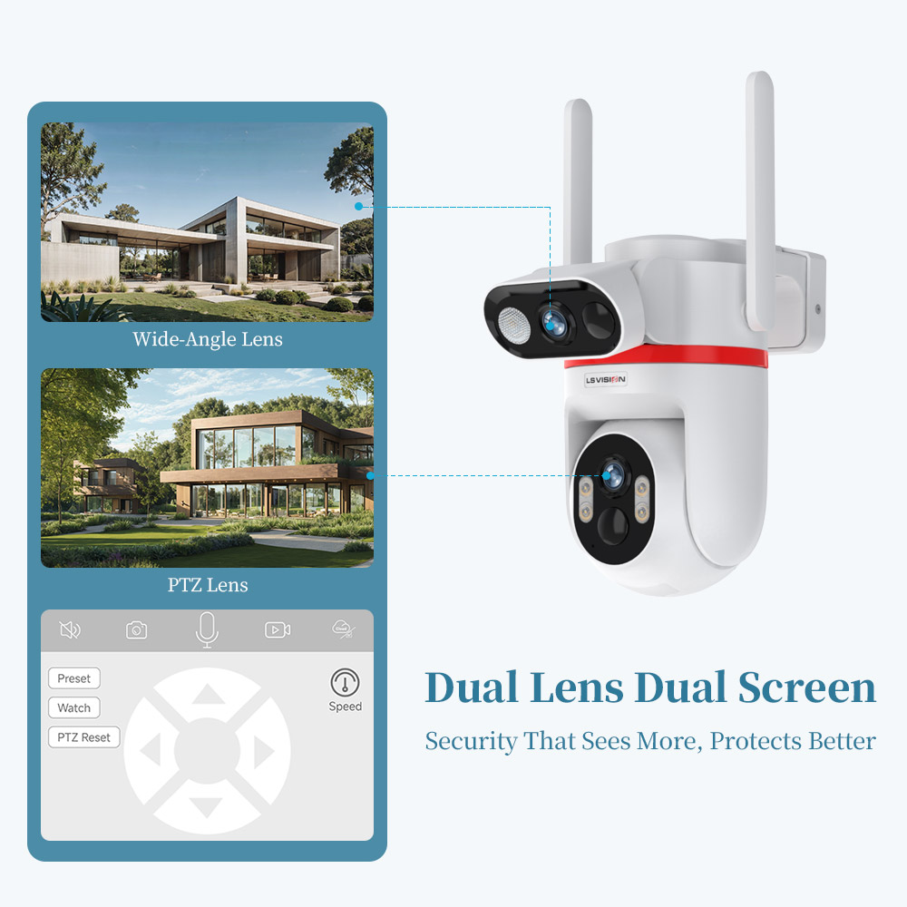 LS VISION Solar Security Camer - đánh giá và giá Home Security Zones