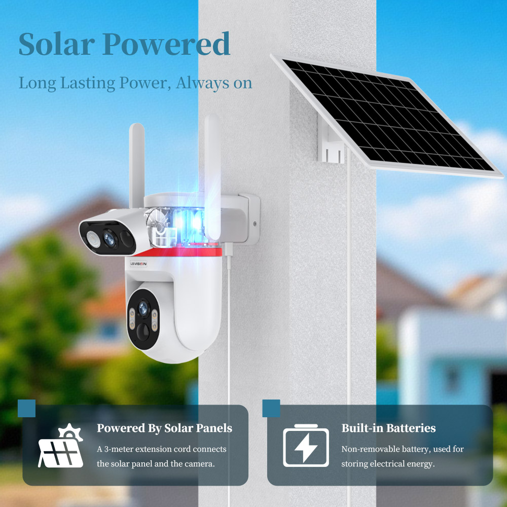 LS VISION Solar Security Camer - đánh giá và giá Home Security Zones