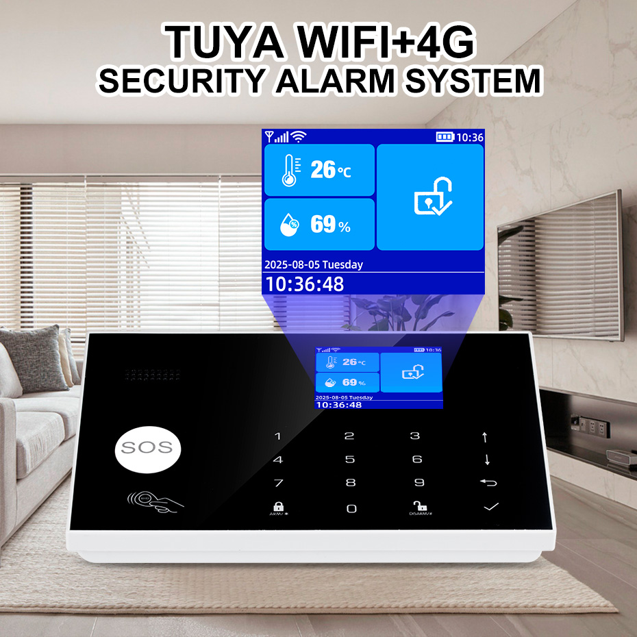 KERUI 4G Alarm System with Wir - đánh giá và giá Home Security Zones
