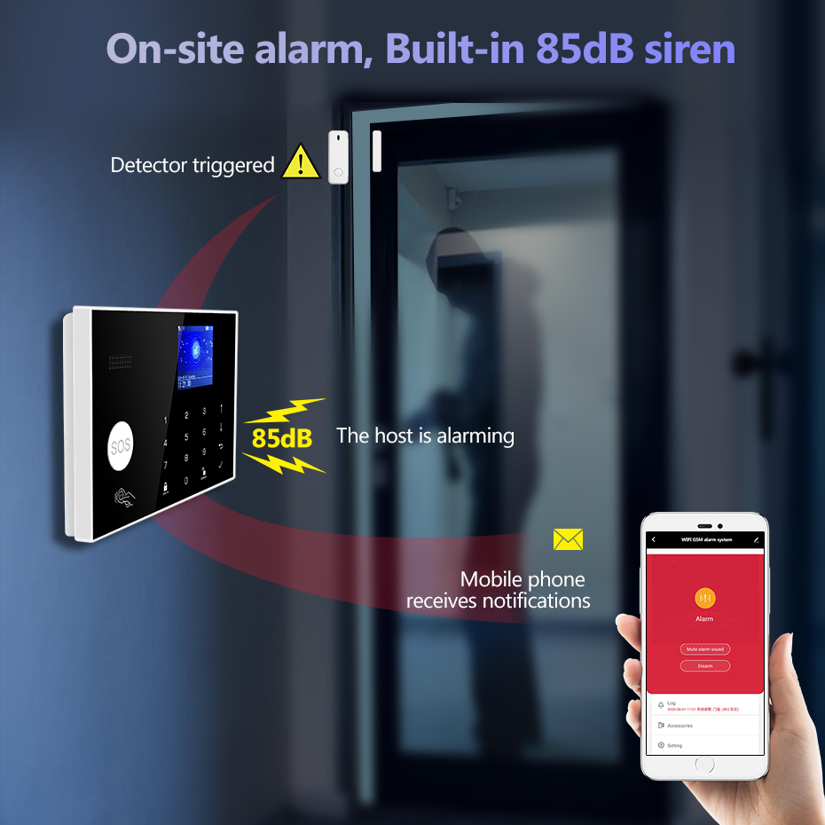 KERUI 4G Alarm System with Wir - đánh giá và giá Home Security Zones