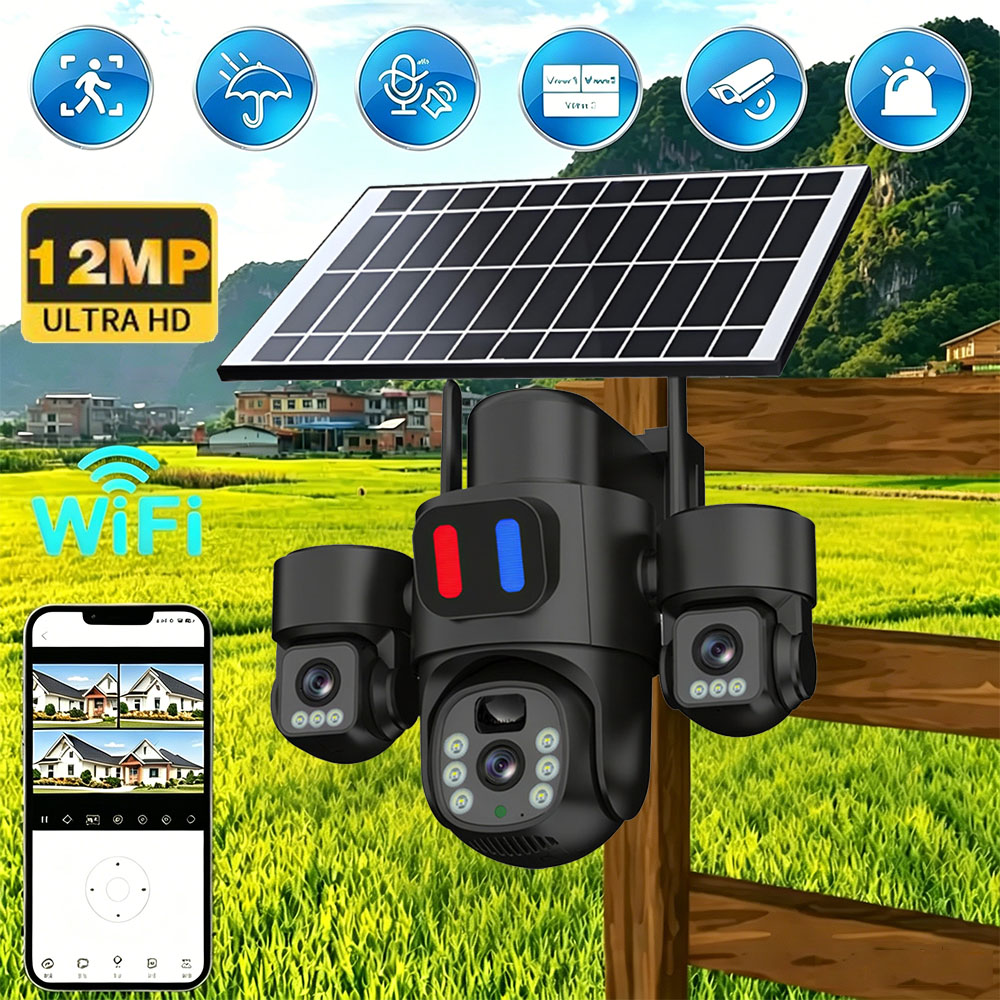 Solar WiFi PTZ Camera Outdoor  - đánh giá và giá Home Security Cameras Wireless