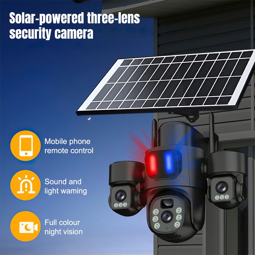 Solar WiFi PTZ Camera Outdoor  - đánh giá và giá Home Security Cameras Wireless