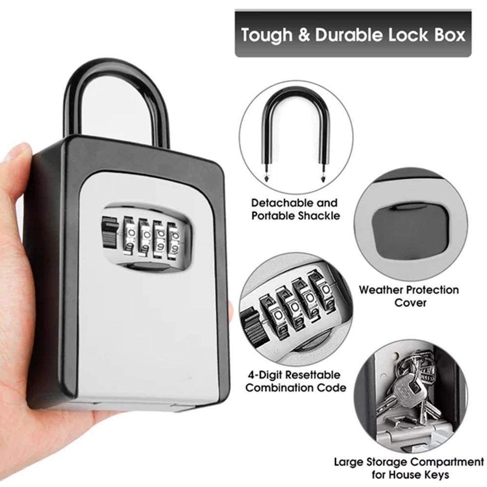 Wall-Mounted Key Storage Box P - đánh giá và giá Home Security Key
