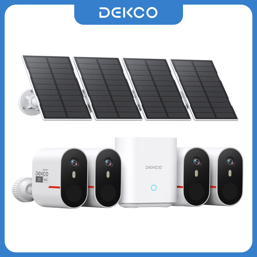 Dekco 3MP WiFi Solar Camera Sy - đánh giá và giá Home Security Cameras Wireless