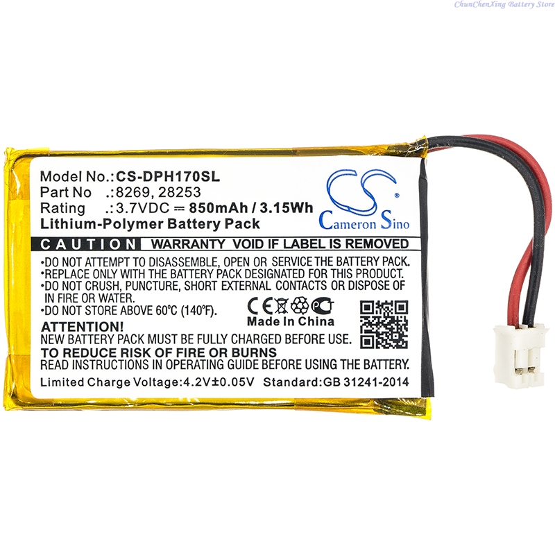 Cameron Sino 3.7V 850mAh Repla - đánh giá và giá Home Security Battery Replacement