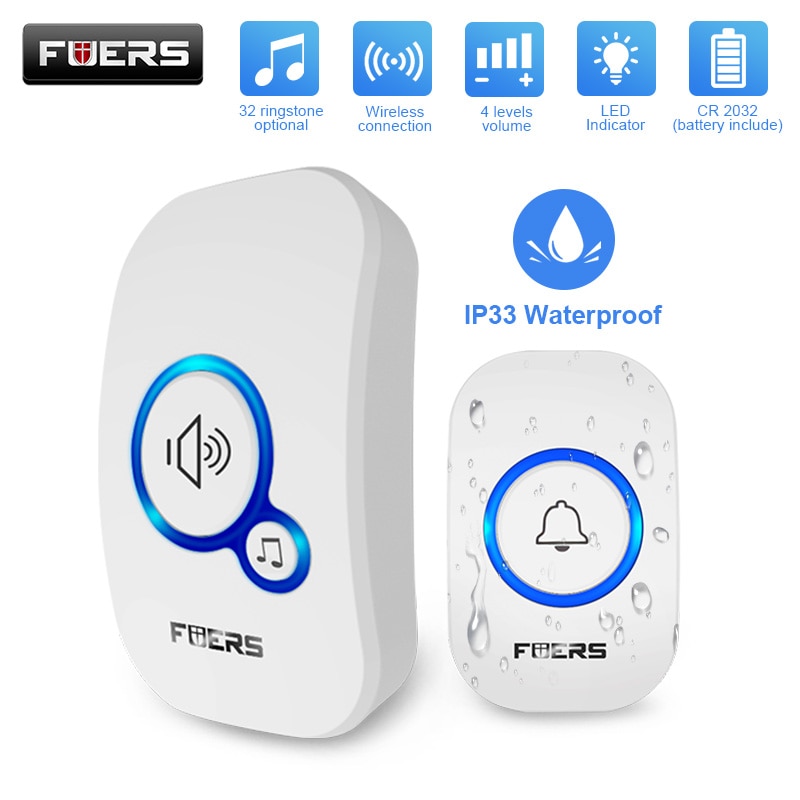 Fuers Wireless Doorbell Waterp - đánh giá và giá Home Security Bell