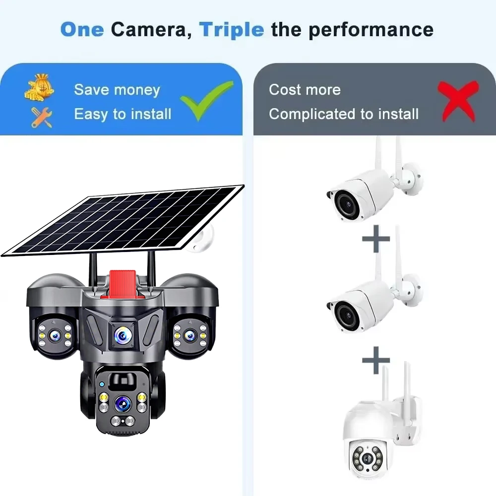 KERUI V380 Pro Outdoor PTZ 6MP - đánh giá và giá Home Security Indoor Cameras