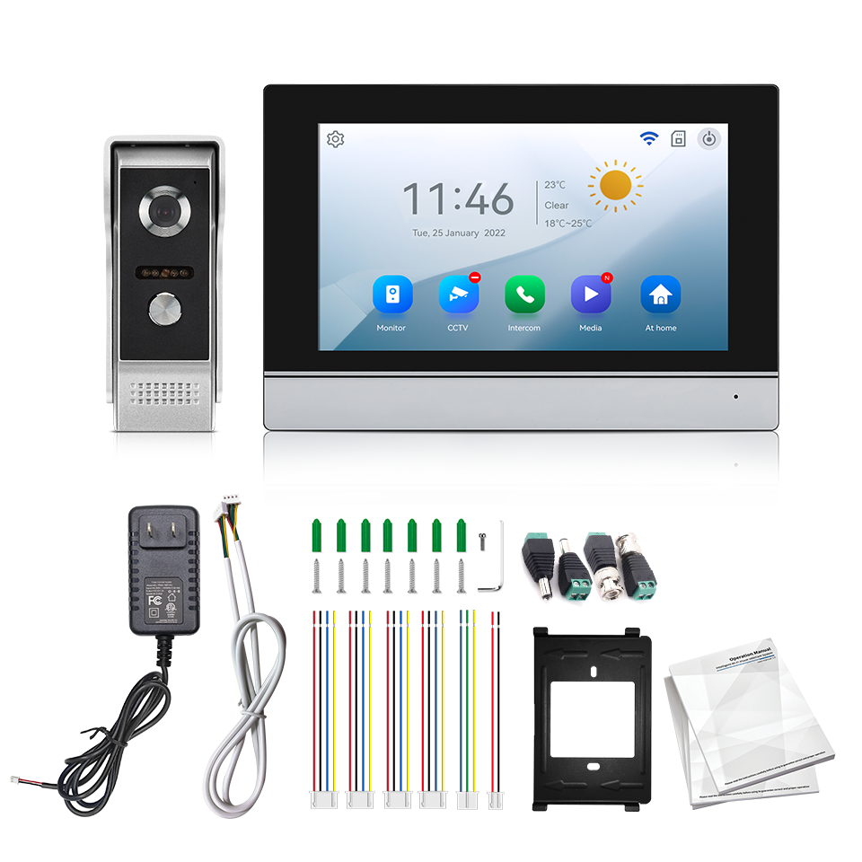 7Inch IPS Screen 2MP  Tuya Rem - đánh giá và giá Home Security Indoor Cameras