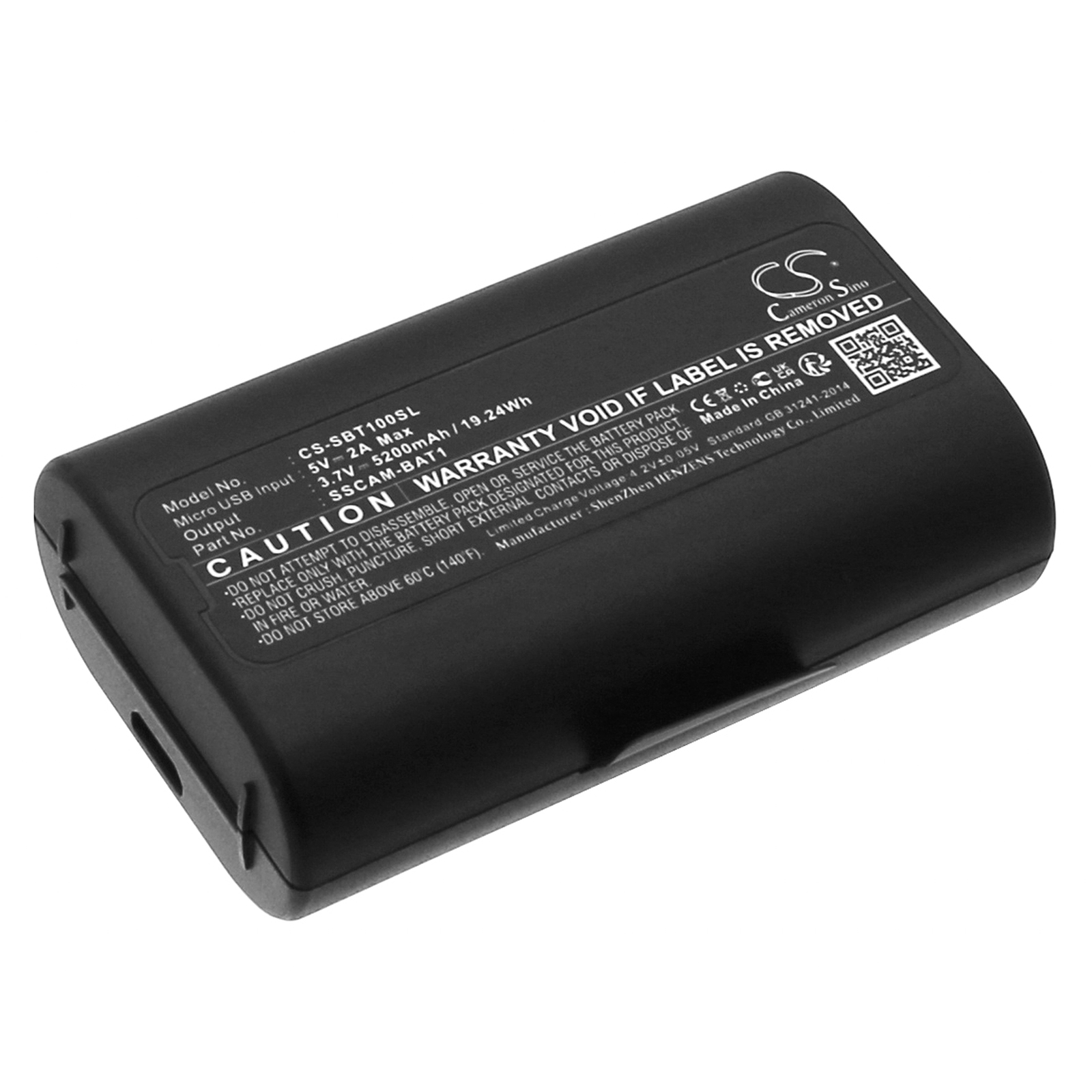 Cameron Sino 3.7V 5200mAh Repl - đánh giá và giá Home Security Battery Replacement