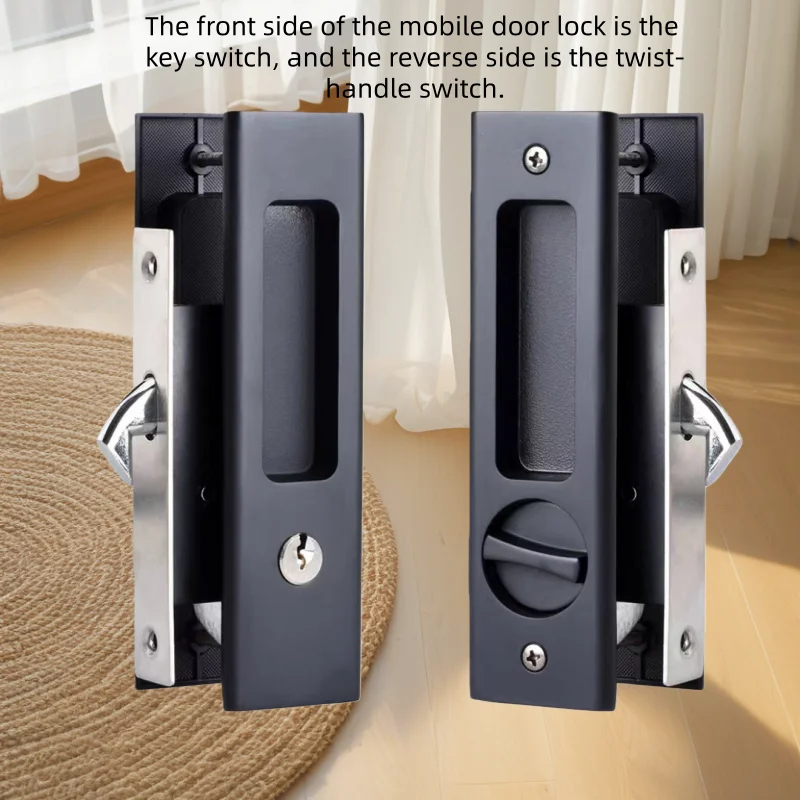 Heavy-Duty Black Sliding Door  - đánh giá và giá Home Security Key