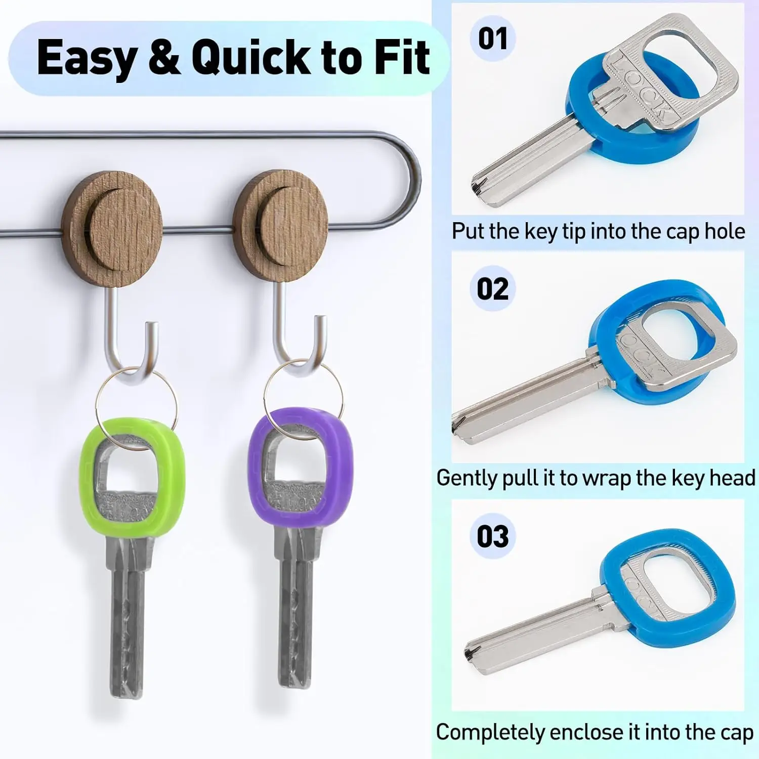 10-50Pcs Key Cap Covers Durabl - đánh giá và giá Home Security Key